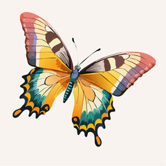 Obraz premium vector illustration of a butterfly