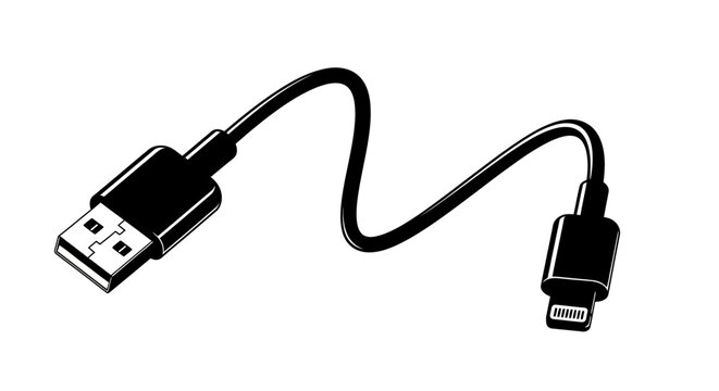 USB to micro USB cable connector.