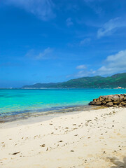 Obraz premium Anse Royale beach on Mahe island, Seychelles