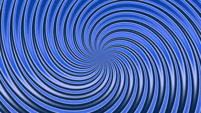 Hypnotizing blue and white swirling spiral pattern optical illusion perfect for backgrounds, branding, and design projects requiring mesmerizing visuals.