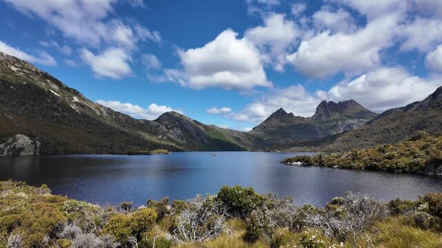 Panorama Video of Cradle Mountain Tasmania Australia
