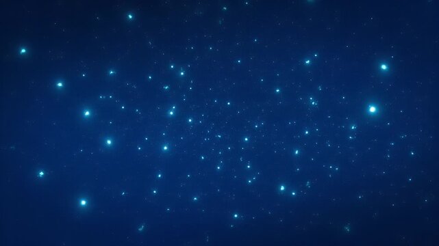 A mesmerizing view of the night sky filled with luminous stars twinkling brilliantly