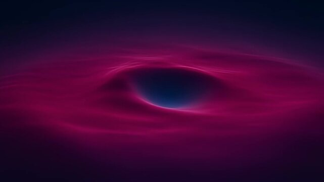 Ethereal cosmic void in deep space with swirling magenta nebula cloud