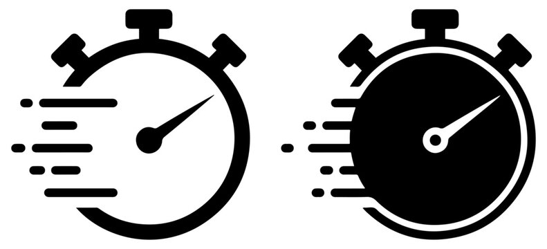 stopwatch timer countdown vector icon