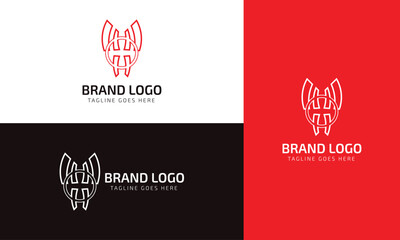 Creative Logo Template Design, unique suitable symbol technology for digital brands