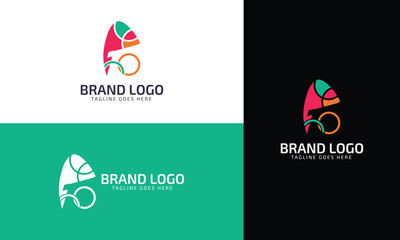 Creative Logo Template Design, unique suitable symbol technology for digital brands
