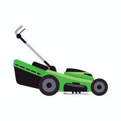 Lawn Mower Vector Illustration
