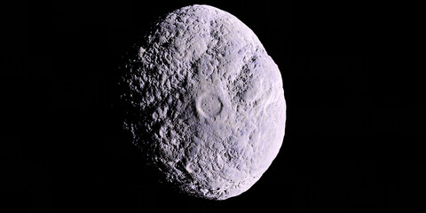 Hermippe Jupiter Moon - Hermippe (Jupiter XXX) is a tiny, irregular retrograde satellite of Jupiter, discovered in 2001. © Catmando