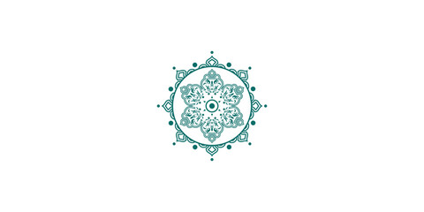 Creative circle ornament islamic background design with modern concept premium vector © arif