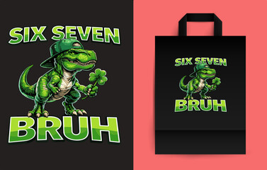 St_Pat_Trex_Dino_St_Patricks_Day_1_positioned © teecool