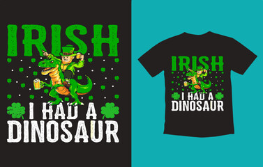 St_Pat_Trex_Dino_St_Patricks_Day_49_positioned © teecool