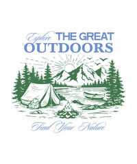 outdoor t-shirt design 