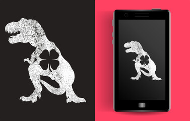 St_Pat_Trex_Dino_St_Patricks_Day_68_positioned © teecool