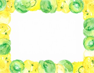 水彩　枠　フレーム