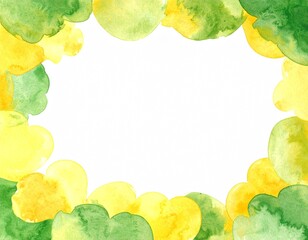 水彩　枠　フレーム