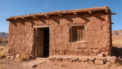 Adobe Hut Rustic Desert Dwelling