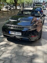 Naklejka premium Hamburg, Germany March 1, 2026 Porsche 911 Carrera 4 GTS