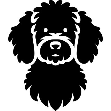 Goldendoodle Dog Icon Vector