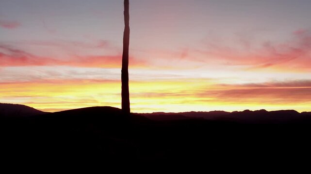 Sunrise Time-Lapse Arizona Desert Landscape Tonto National Forest 