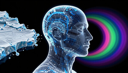 Obraz premium Digital Mind Evolution