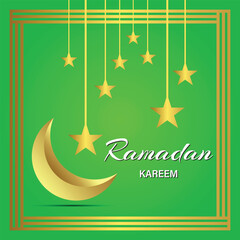 Golden Halal Harmony &ndash; Luxury Ramadan Greeting Design
