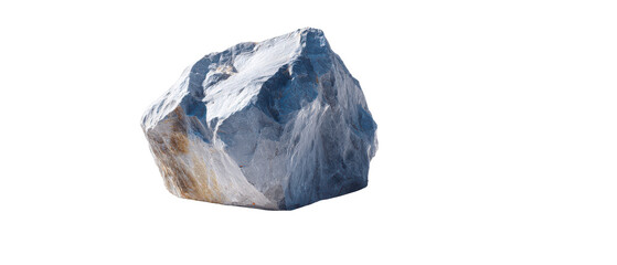 Obraz premium Large Quartz Crystal on transparent background