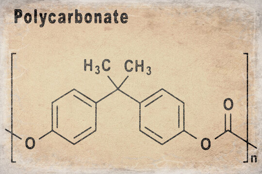 Polycarbonate PC, Structural chemical formula