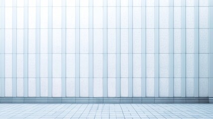 Minimalist Modern Architecture with Light Gray Wall and Floor