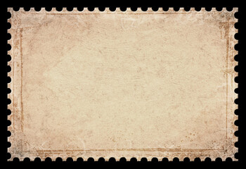 Obraz premium Vintage Blank Postage Stamp