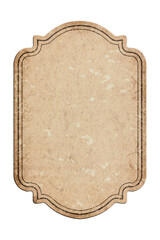 Vintage Wine Label on Old Paper Texture