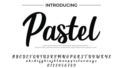Pastel - Elegant Script Font for Smooth Handwritten Design and Creative Typography