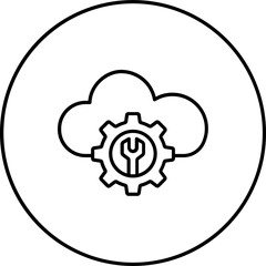 Cloud computing Icon