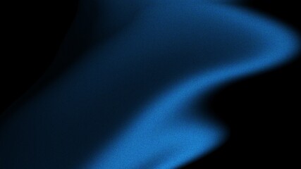 Abstract blue gradient wave on dark background, glowing smoothly, grainy texture, digital wallpaper, backdrop design, header, banner © Graphics-workshop