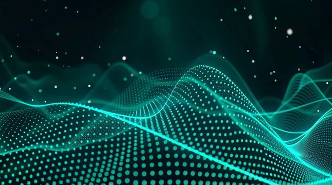 Professional YouTube banner for music with dark modern background, cyan neon soundwave arcs, futuristic audio theme, minimal tech style, glowing accents, clean center space for logo