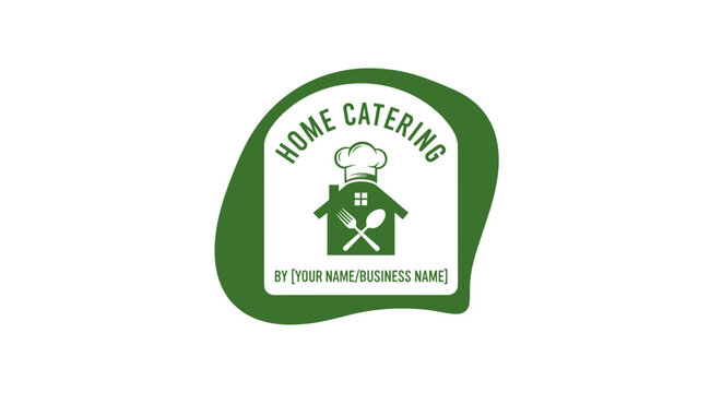 Catering Logo with Chef Hat Design.