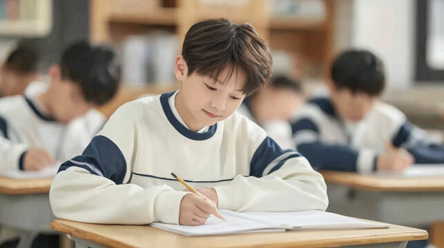 students study seriously