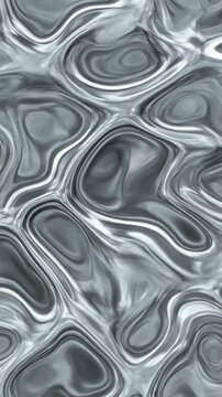 Flowing Quicksilver Reflections in a Seamless Loop