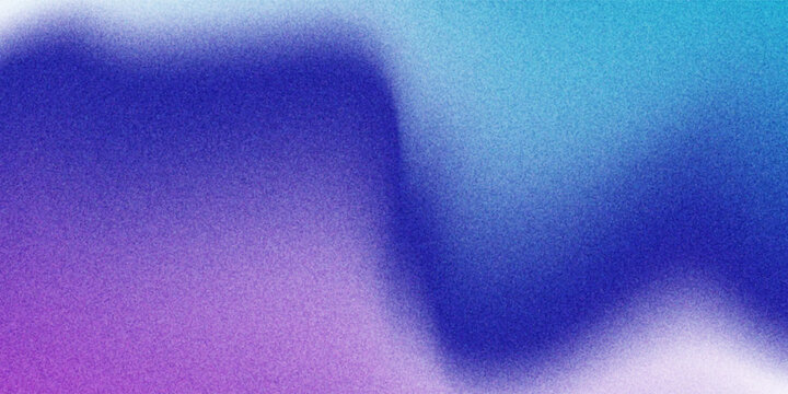 Dreamy Blue Purple Vibrant Gradient Vector Background. Sunrise, Sunset, Sky, Water Color Overlay Neon Design Element. Dreamy Unfocussed Holograph Luxury Texture. Fluid Lights Minimal Digital Gradient