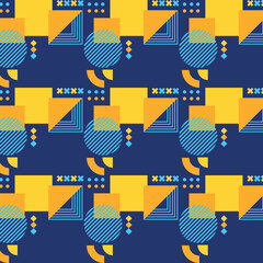 Abstract seamless geometric pattern