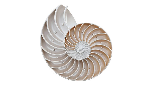 Nautilus Shell Cross-Section