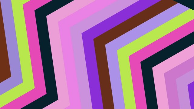 Dynamic abstract geometric pattern featuring an energetic zig-zag design with a vibrant array of colorful lines and modern visual appeal, perfect for contemporary backgrounds and creative projects