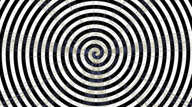 This visual displays a hypnotic neon tunnel, creating a continuous loop of shifting patterns. The spiral design draws the viewer in with its bright colors and unique formation.