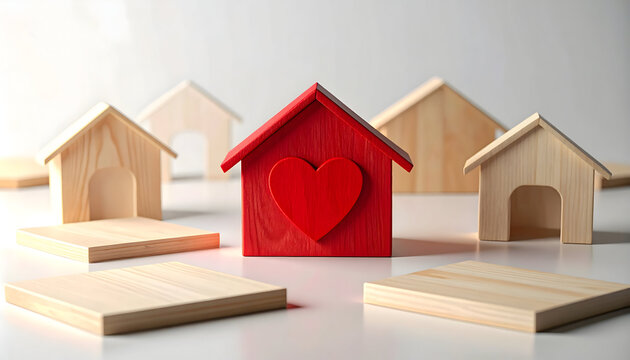 Love for Home Real Estate Concept