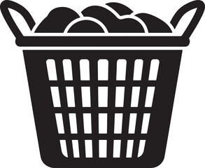Shopping basket icon vector