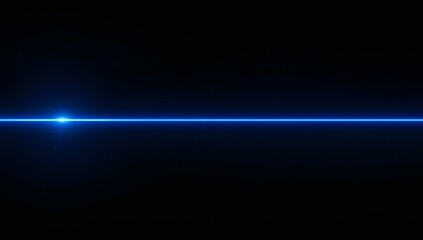 Futuristic Blue Laser Beam Abstract Technology Background