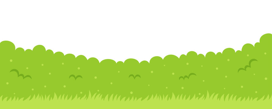 Spring nature plant elements illustration banner.