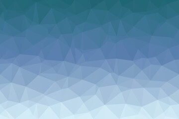 Fototapeta premium A serene low poly polygonal background reveals a gentle gradient from soft periwinkle to a light pastel blue