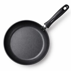 Nonstick frying pan isolated on light background cooking cookware utensil
