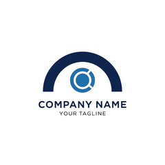 Obraz premium Company Logo Design Template with Circle.