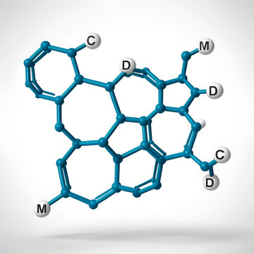 Dimethyl dicarbonate (DMDC) beverage preservative molecule.